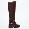 Miss Black Earth 1 High Boot - Burgundy footwear Miss Black