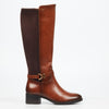 Miss Black Earth 1 High Boot - Tan footwear Miss Black