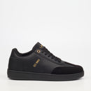 Urbanart Ease 1 Faux Wax / Faux Suede Sneaker - Black footwear UBRT