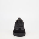 Urbanart Ease 1 Faux Wax / Faux Suede Sneaker - Black footwear UBRT