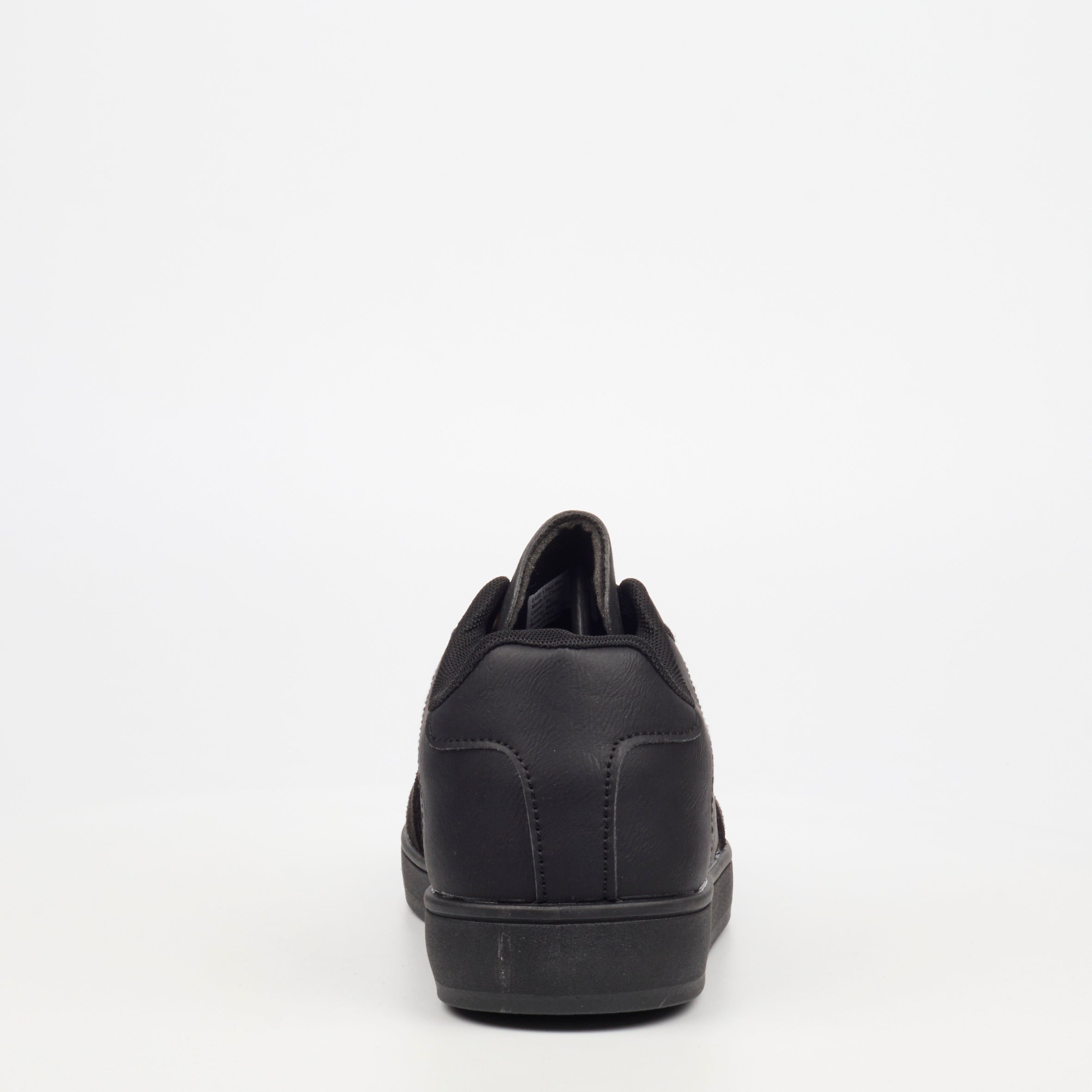 Urbanart Ease 1 Faux Wax / Faux Suede Sneaker - Black footwear UBRT
