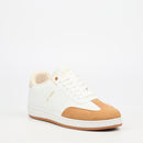 Urbanart Ease 1 Faux Wax / Faux Suede Sneaker - Tan footwear UBRT