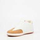 Urbanart Ease 1 Faux Wax / Faux Suede Sneaker - Tan footwear UBRT