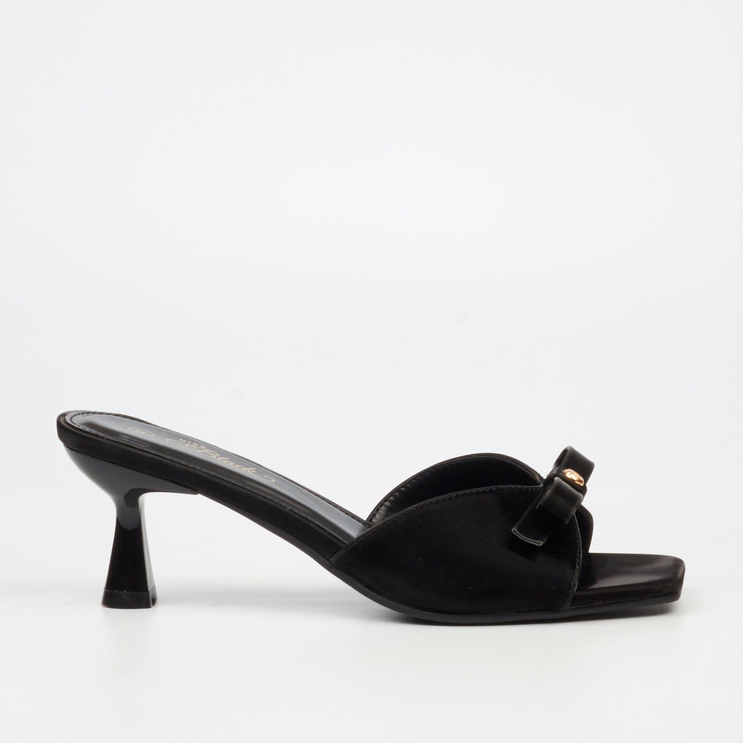 MIss Black Eldora 1 Heel - Black footwear Miss Black