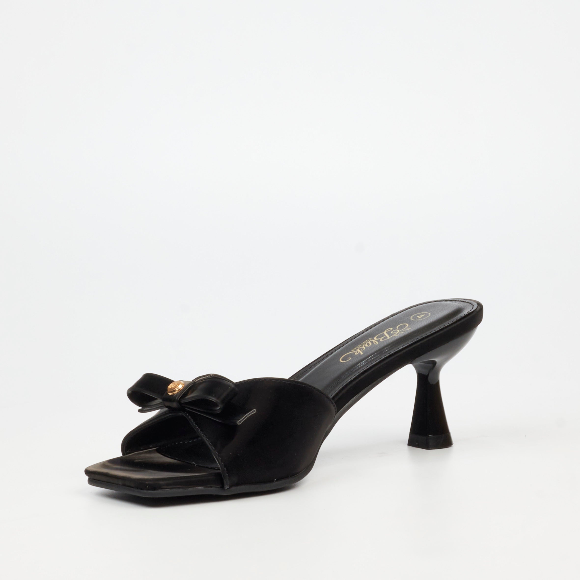 MIss Black Eldora 1 Heel - Black footwear Miss Black