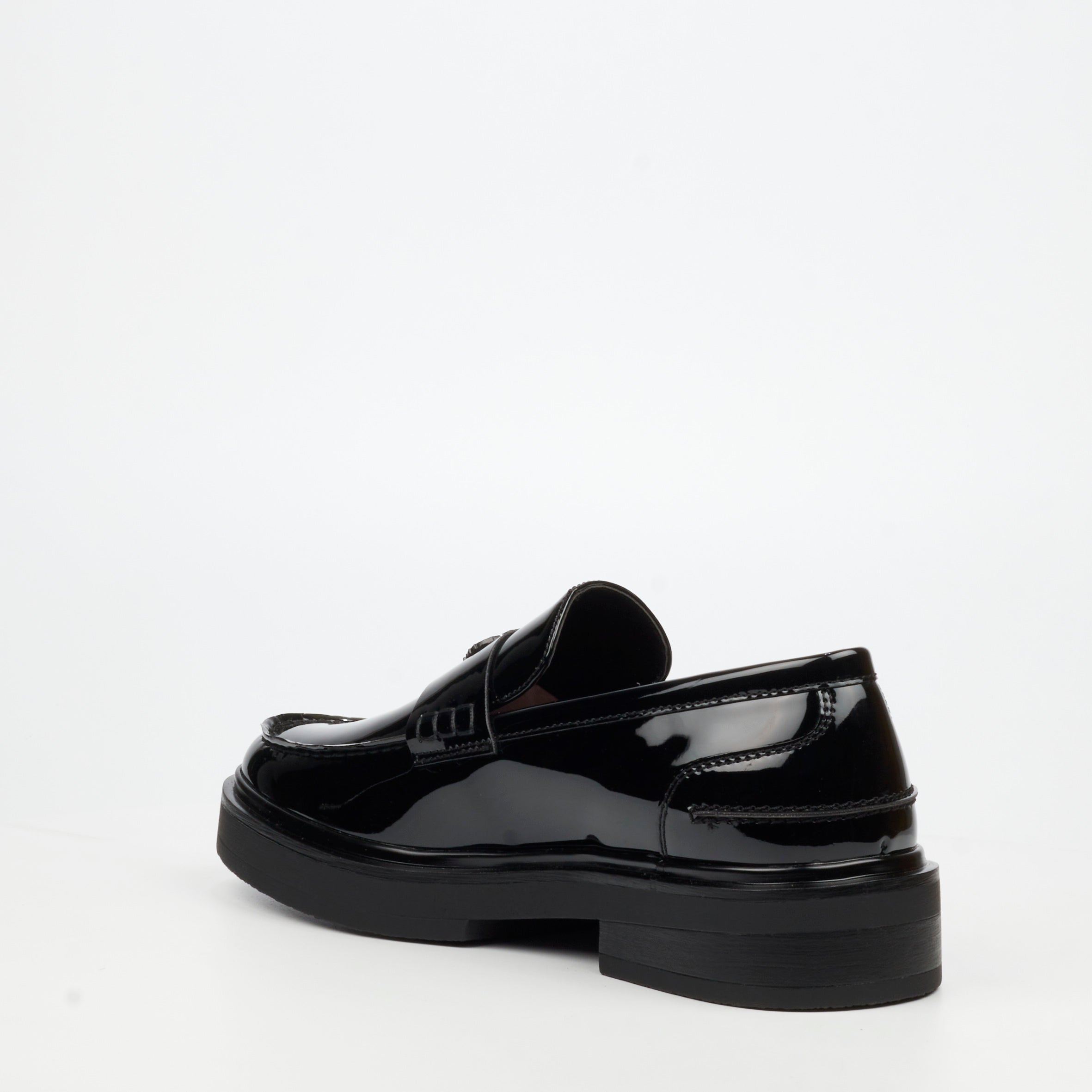 Mazerata Elia 11 Faux Patent Shoe - Black