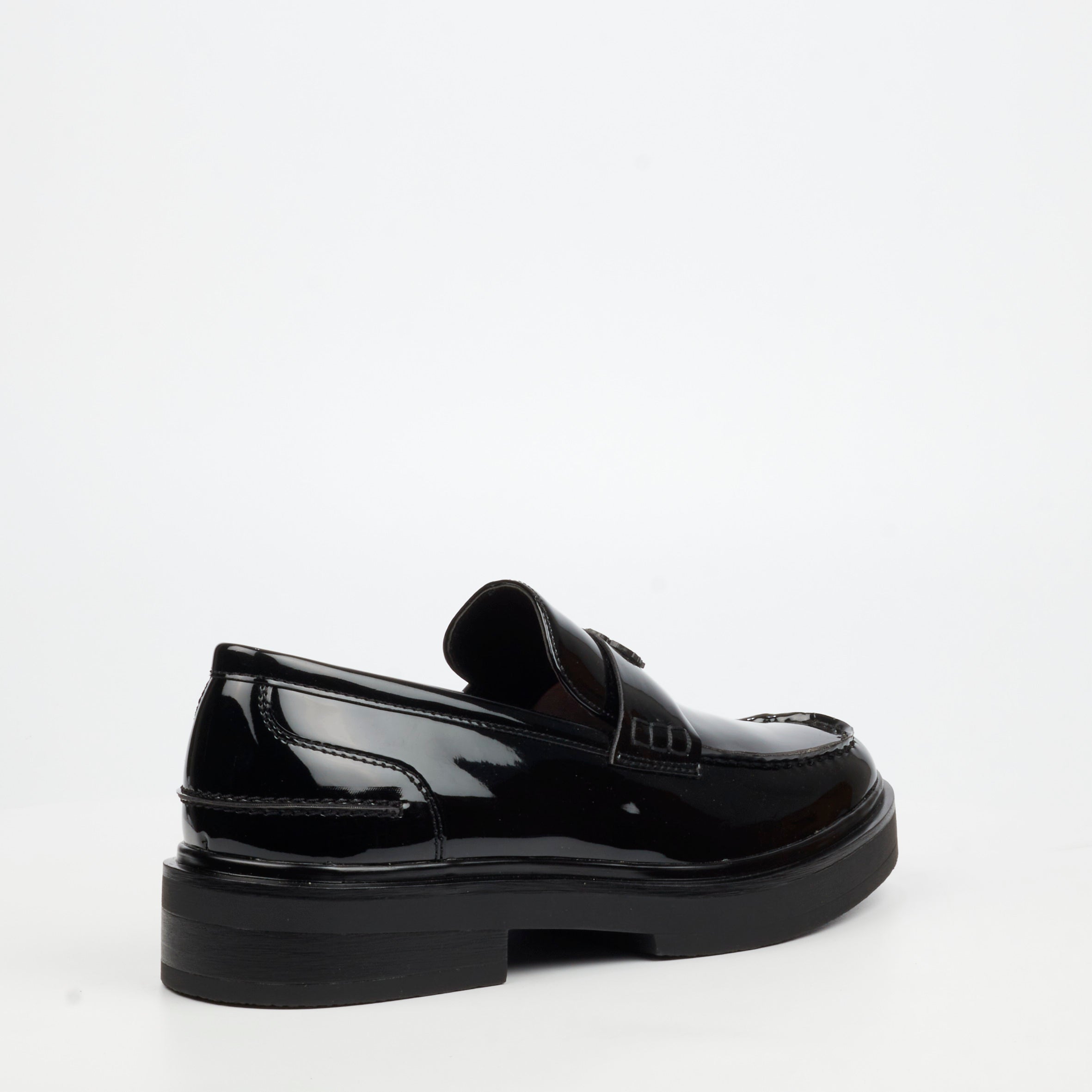 Mazerata Elia 11 Faux Patent Shoe - Black