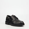Mazerata Elia 13 Faux Wax Shoe - Black footwear Mazerata