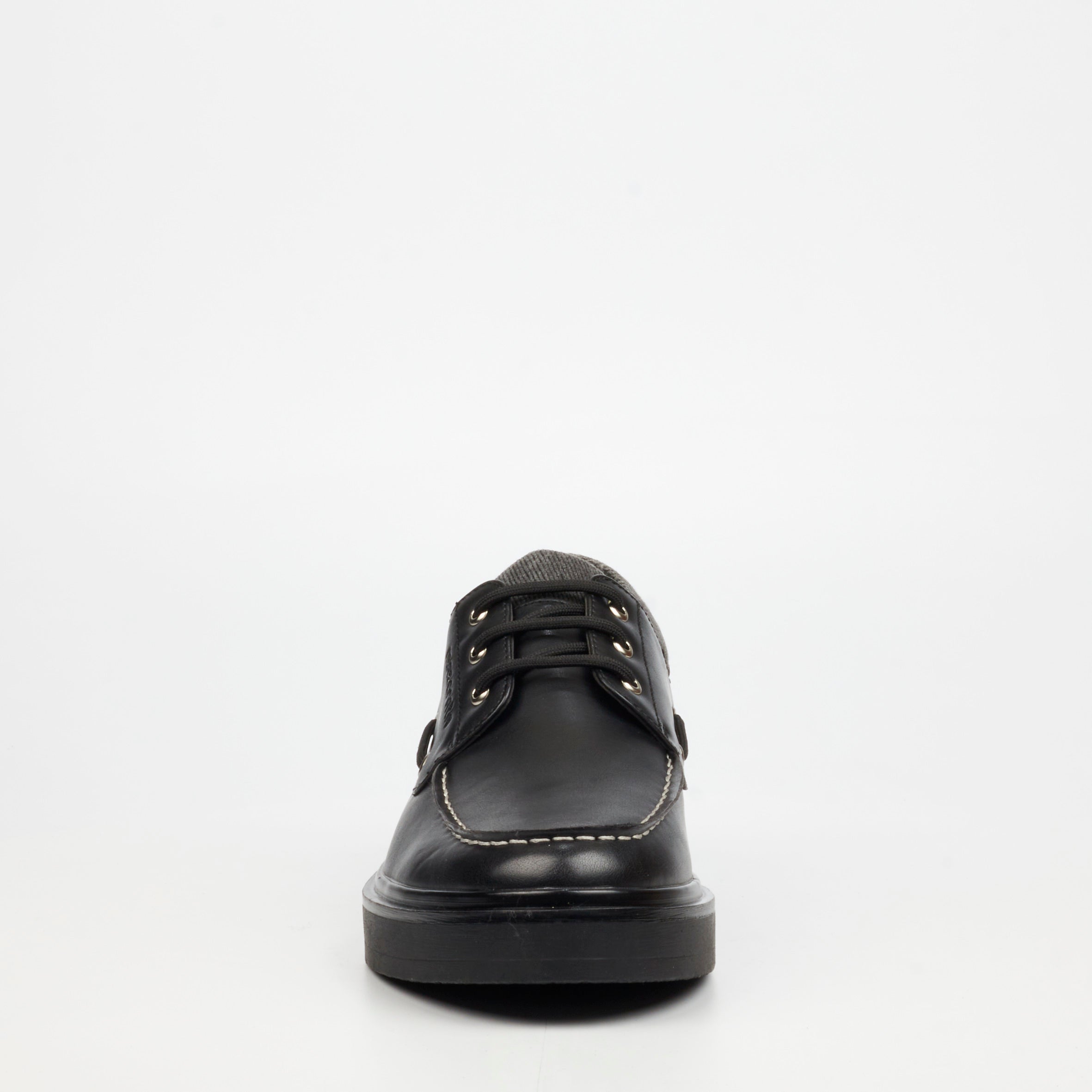 Mazerata Elia 13 Faux Wax Shoe - Black footwear Mazerata