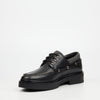 Mazerata Elia 13 Faux Wax Shoe - Black footwear Mazerata