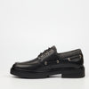 Mazerata Elia 13 Faux Wax Shoe - Black footwear Mazerata