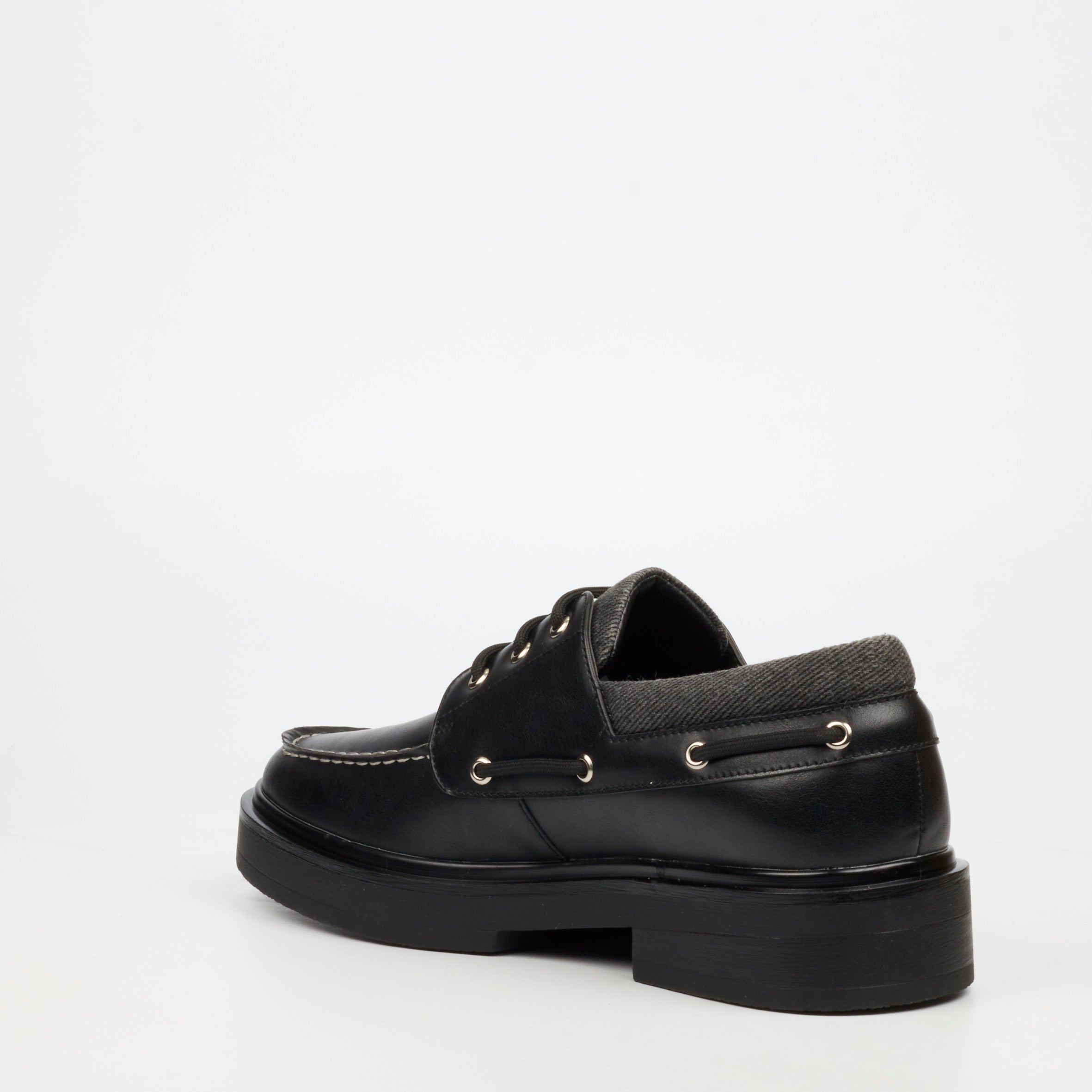 Mazerata Elia 13 Faux Wax Shoe - Black footwear Mazerata