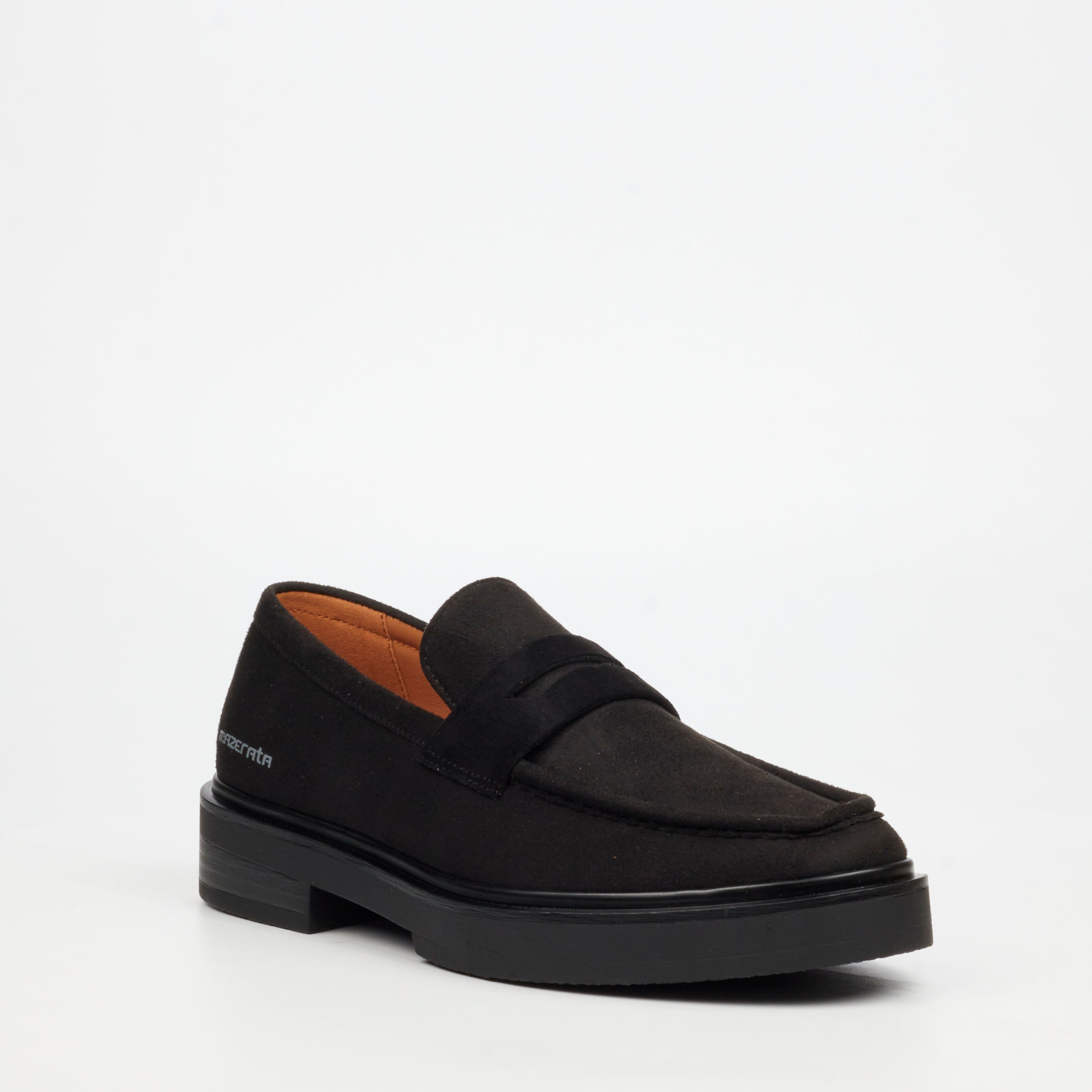 Mazerata Elia 14 Faux Suede Shoe - Black footwear Mazerata