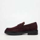 Mazerata Elia 14 Faux Suede Shoe - Burgundy footwear Mazerata