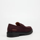 Mazerata Elia 14 Faux Suede Shoe - Burgundy footwear Mazerata