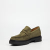 Mazerata Elia 14 Faux Suede Shoe - Olive footwear Mazerata