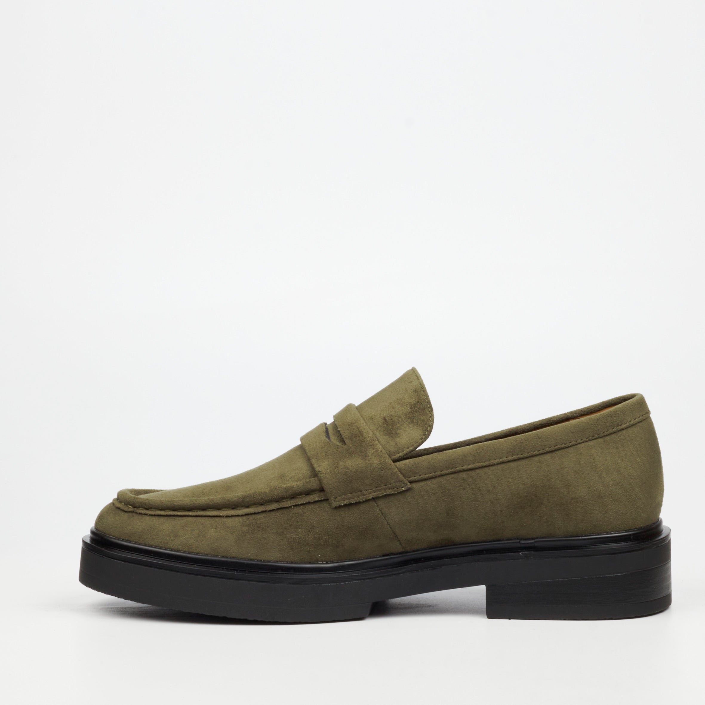 Mazerata Elia 14 Faux Suede Shoe - Olive footwear Mazerata