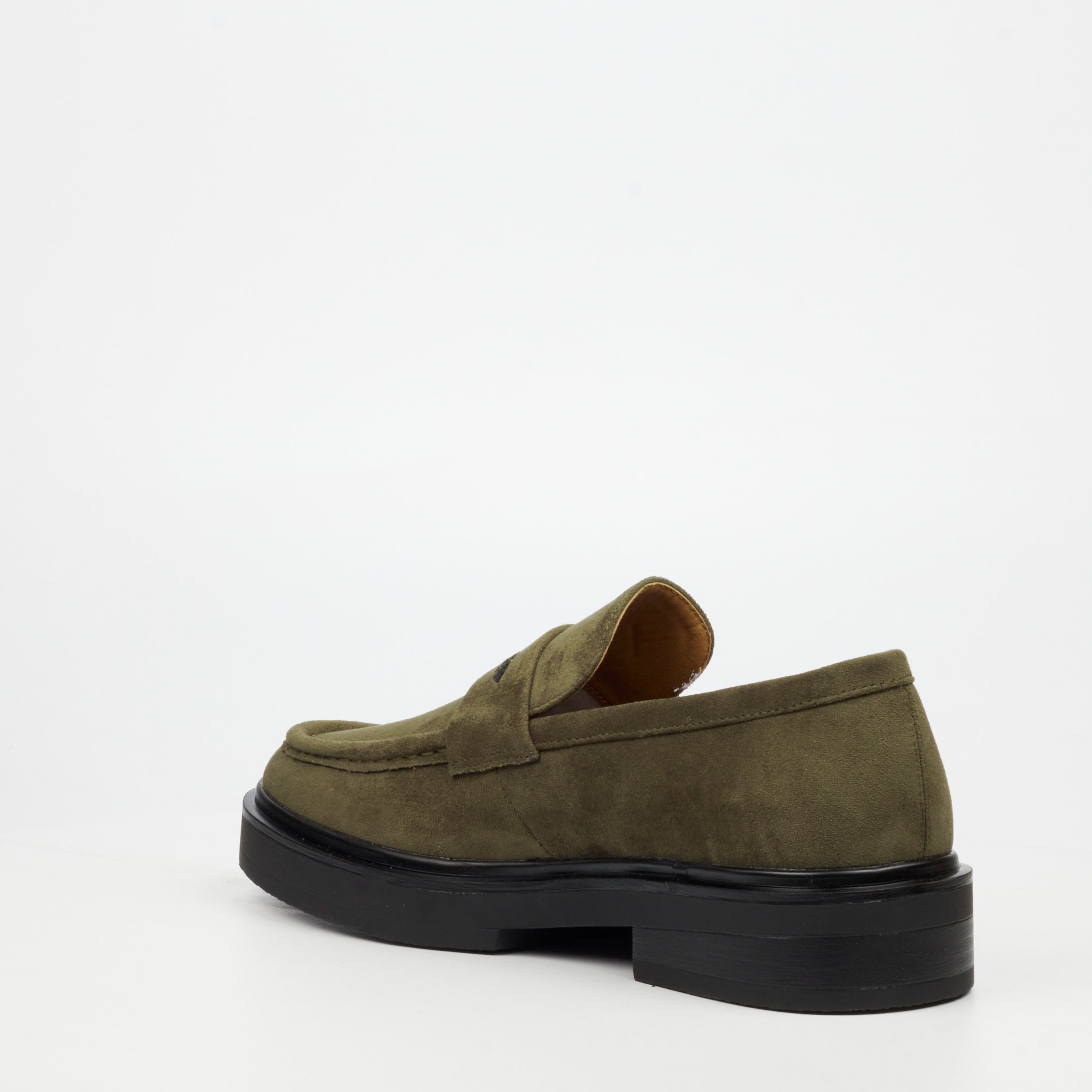 Mazerata Elia 14 Faux Suede Shoe - Olive footwear Mazerata