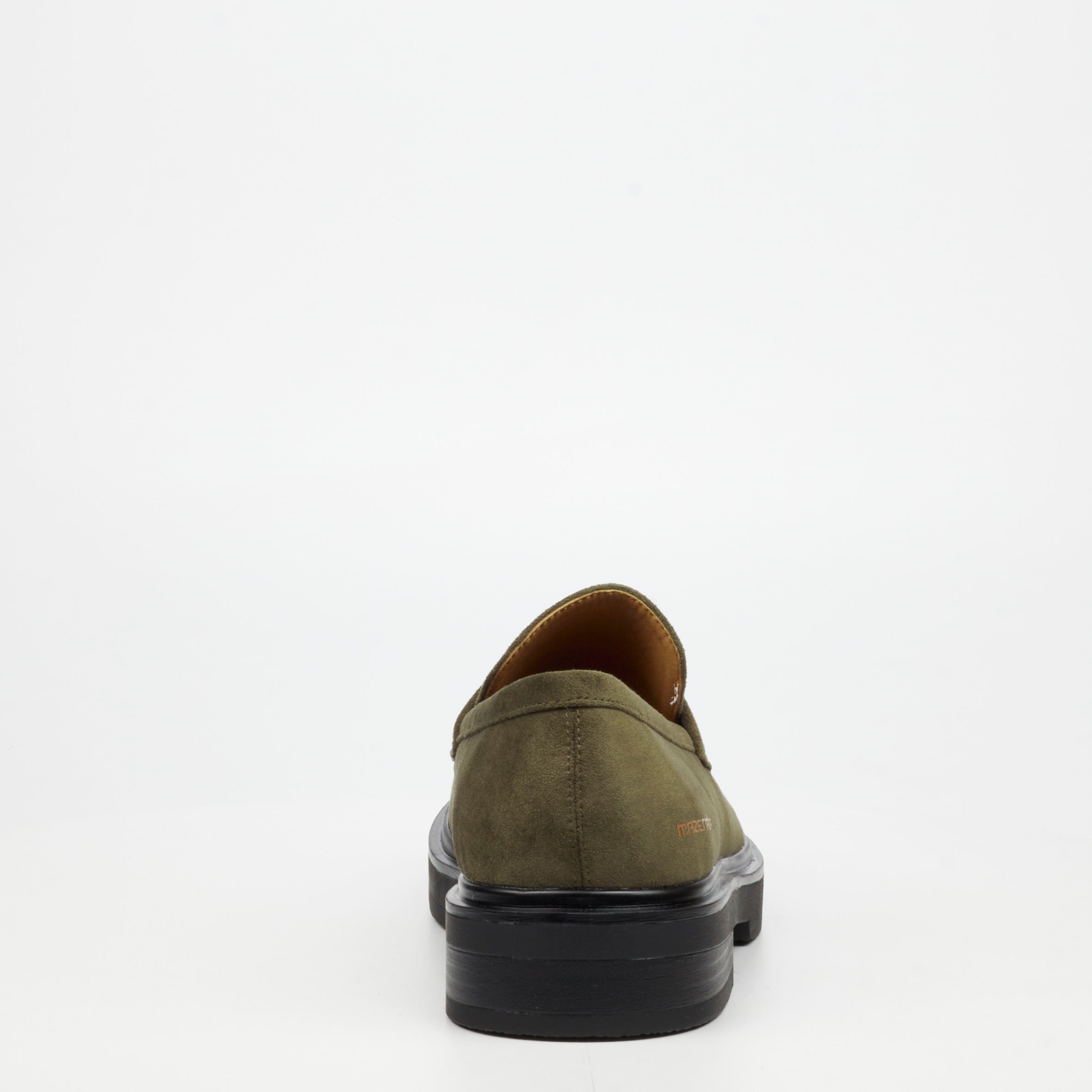 Mazerata Elia 14 Faux Suede Shoe - Olive footwear Mazerata