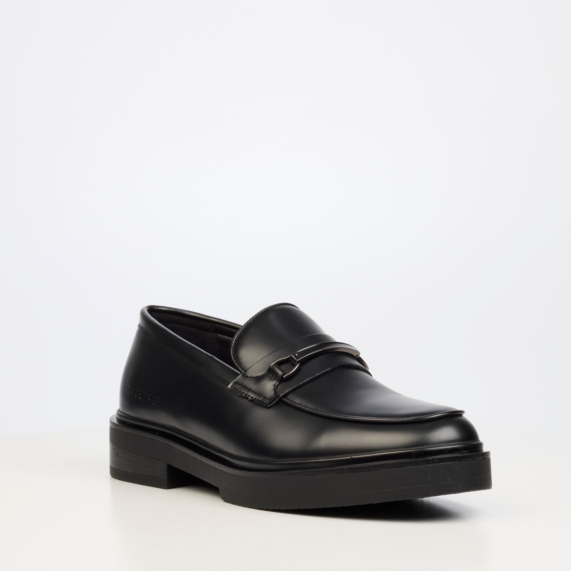 Mazerata Elia 17 Faux Wax Shoe - Black