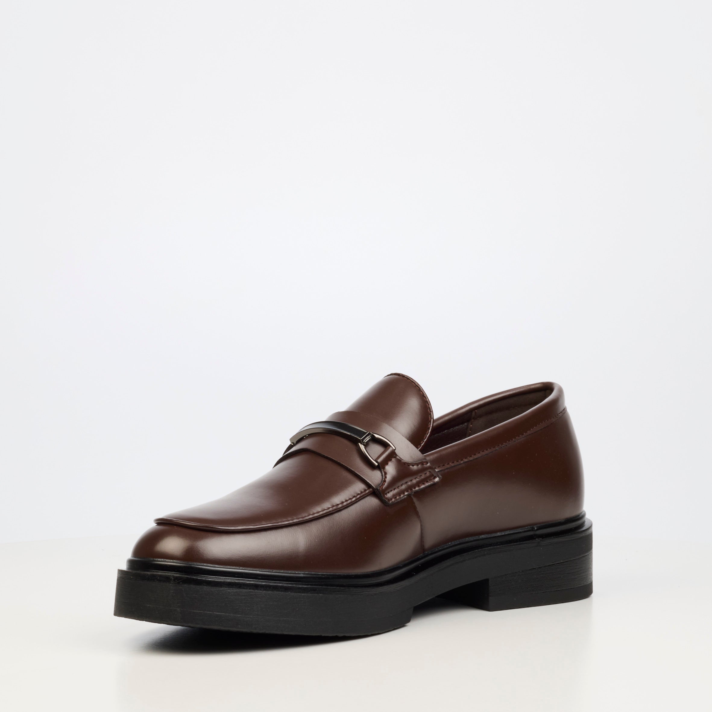 Mazerta Elia 17 Faux Wax Shoe - Chocolate