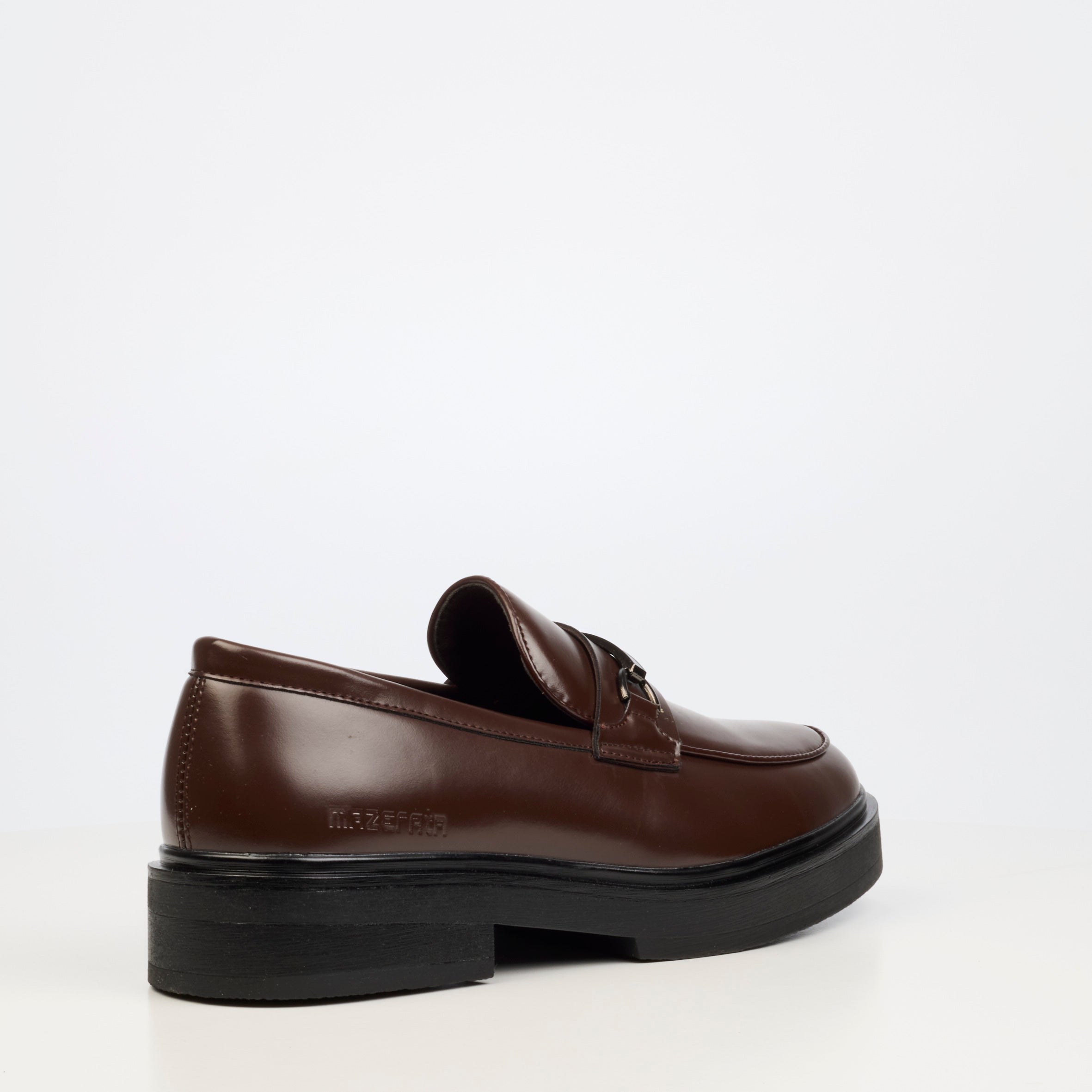 Mazerta Elia 17 Faux Wax Shoe - Chocolate