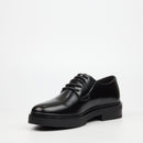 Mazerata Elia 1 Faux Wax Shoe - Black footwear Mazerata