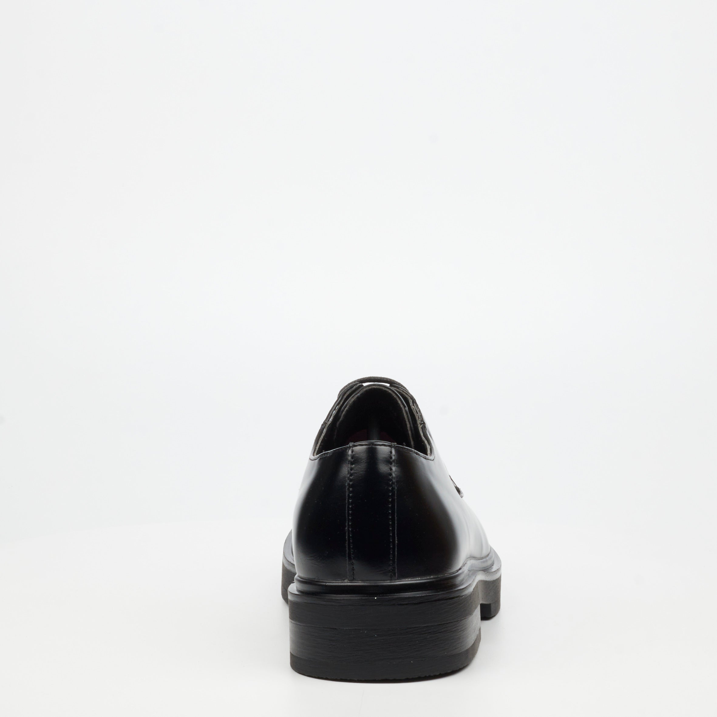 Mazerata Elia 1 Faux Wax Shoe - Black footwear Mazerata