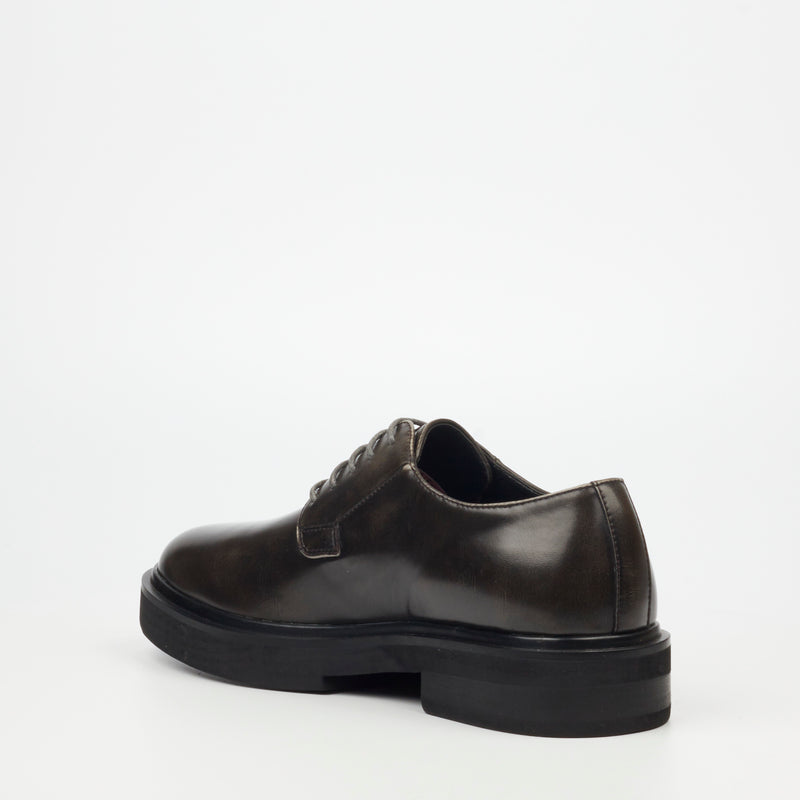 Mazerata Elia 1 Faux Wax Shoe - Grey footwear Mazerata