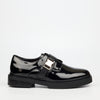Mazerata Elia 20 Faux Patent Shoe - Black footwear Mazerata