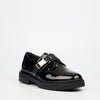 Mazerata Elia 20 Faux Patent Shoe - Black footwear Mazerata