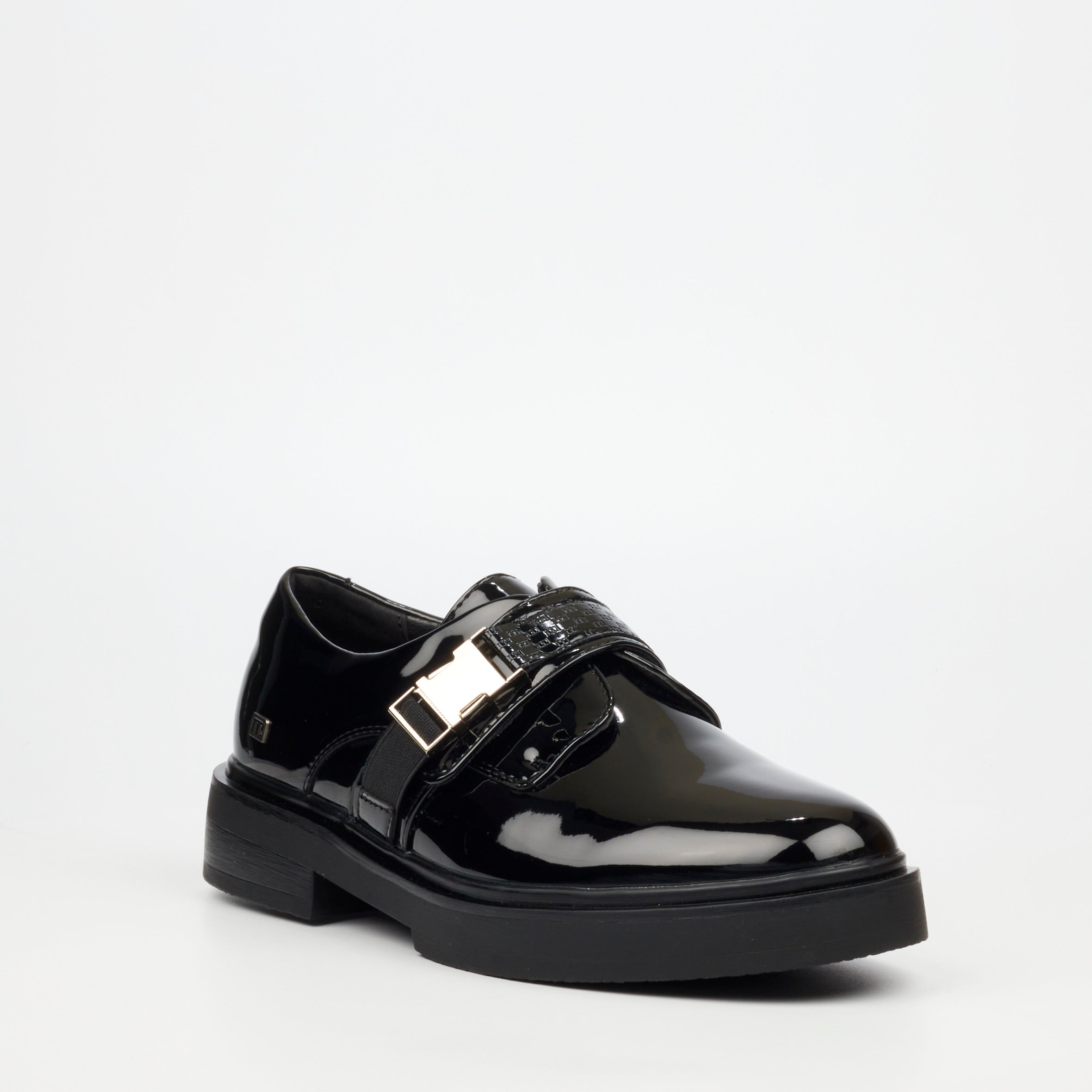 Mazerata Elia 20 Faux Patent Shoe - Black footwear Mazerata