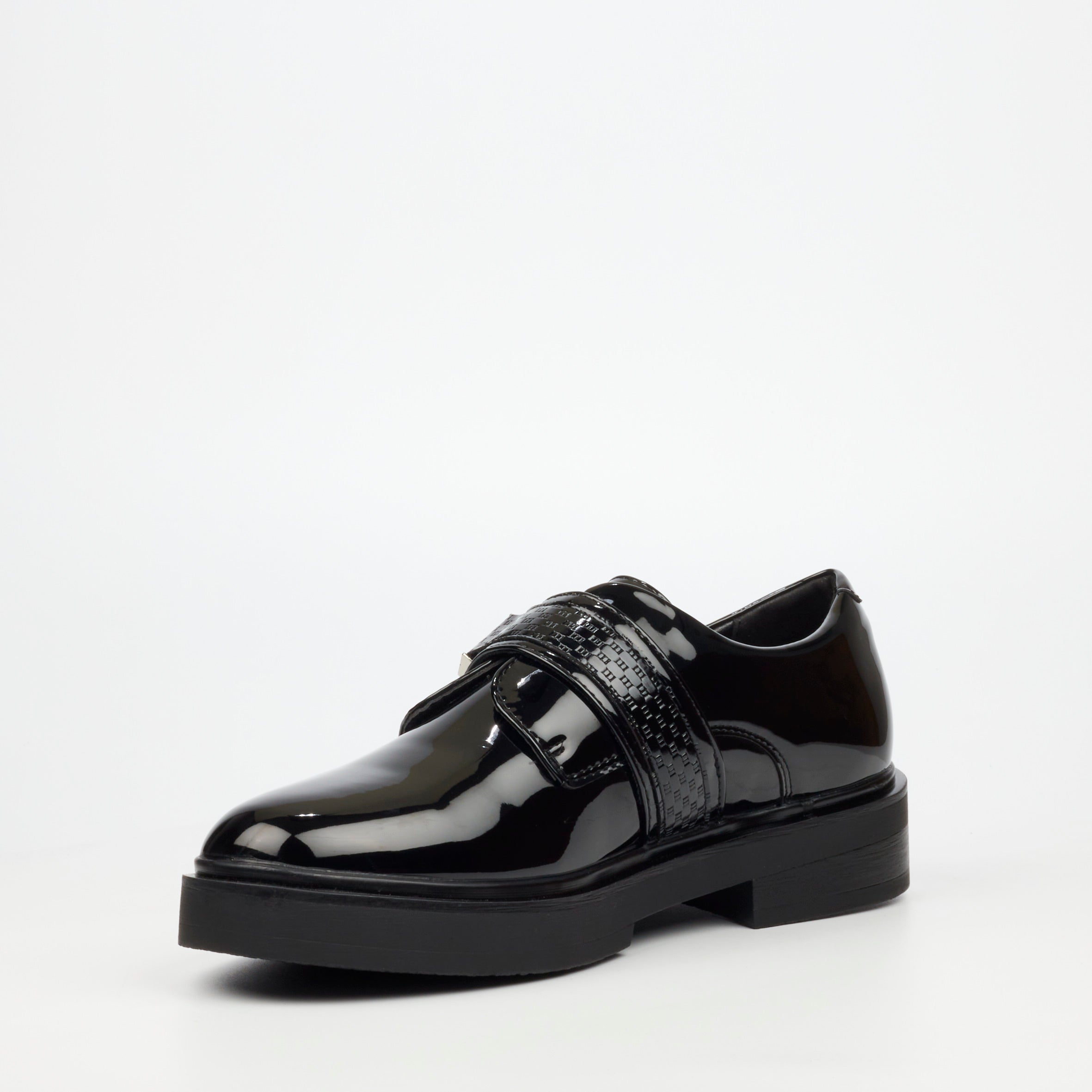 Mazerata Elia 20 Faux Patent Shoe - Black footwear Mazerata