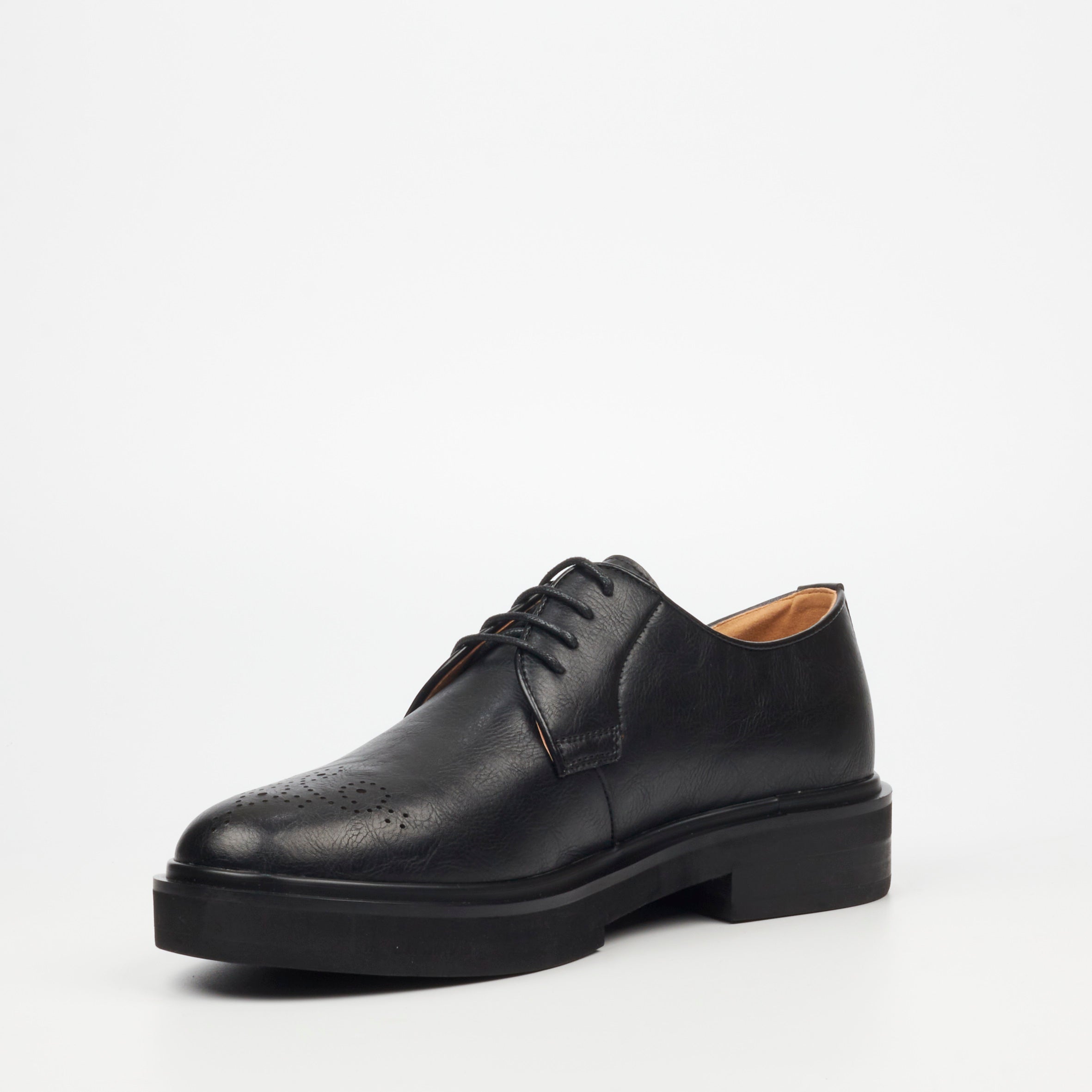 Mazerata Elia 4 Leather Shoe - Black footwear Mazerata
