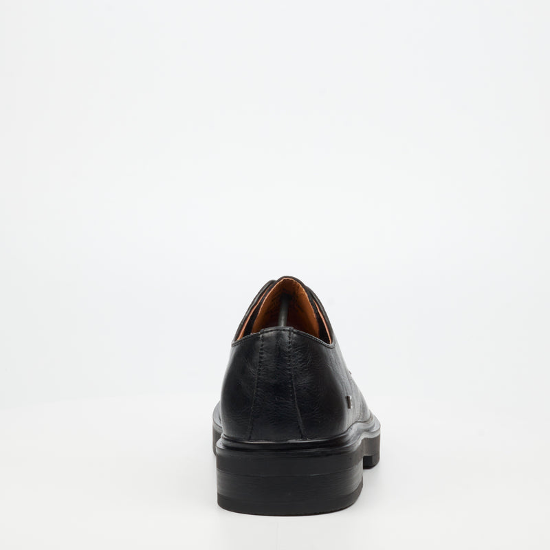 Mazerata Elia 4 Faux Wax Shoe - Black footwear Mazerata