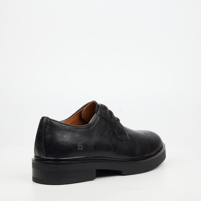 Mazerata Elia 4 Faux Wax Shoe - Black footwear Mazerata