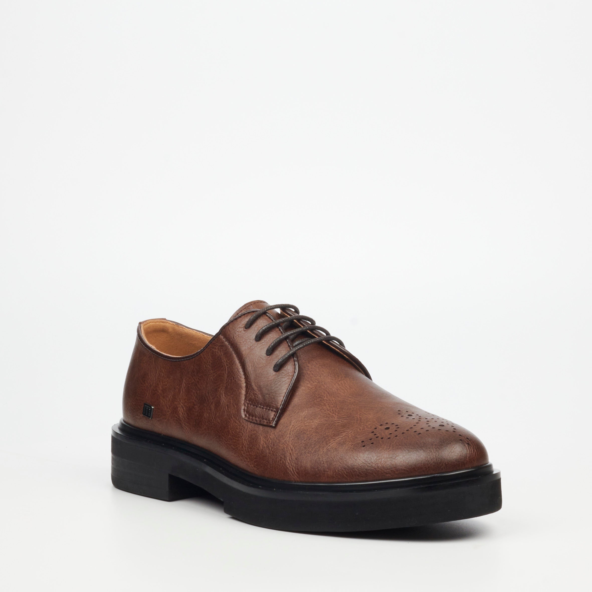 Mazerata Elia 4 Leather Shoe - Chocolate footwear Mazerata