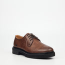 Mazerata Elia 4 Leather Shoe - Chocolate footwear Mazerata