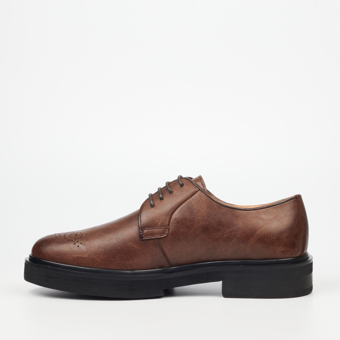 Mazerata Elia 4 Leather Shoe - Chocolate footwear Mazerata