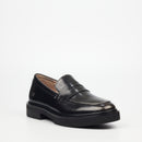 Mazerata Elia 6 Faux Wax Shoe - Black footwear Mazerata