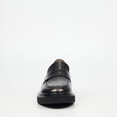 Mazerata Elia 6 Faux Wax Shoe - Black footwear Mazerata