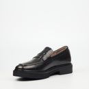 Mazerata Elia 6 Faux Wax Shoe - Black footwear Mazerata