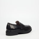 Mazerata Elia 6 Faux Wax Shoe - Black footwear Mazerata