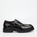 Mazerata Elia 7 Faux Wax Shoe - Black footwear Mazerata