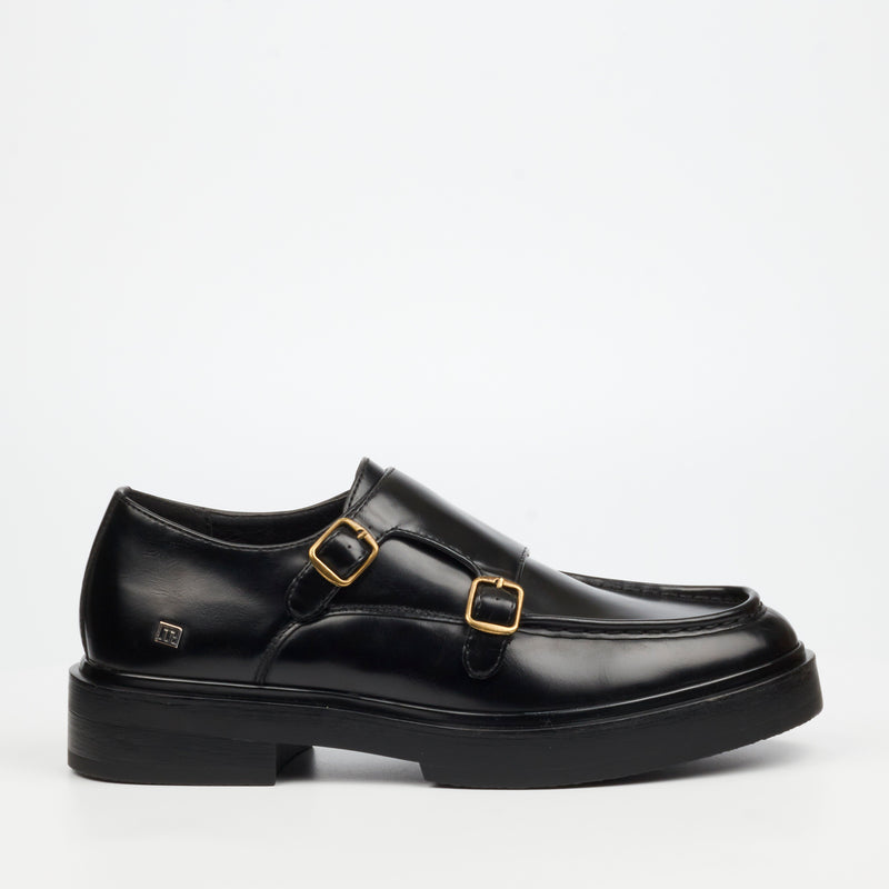 Mazerata Elia 7 Faux Wax Shoe - Black