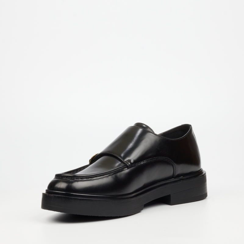 Mazerata Elia 7 Faux Wax Shoe - Black