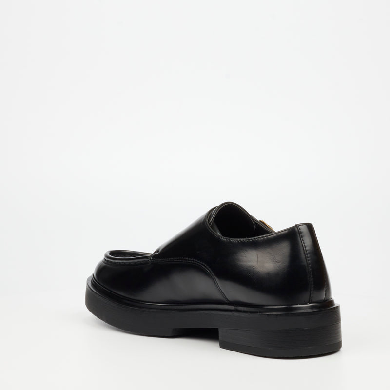 Mazerata Elia 7 Faux Wax Shoe - Black