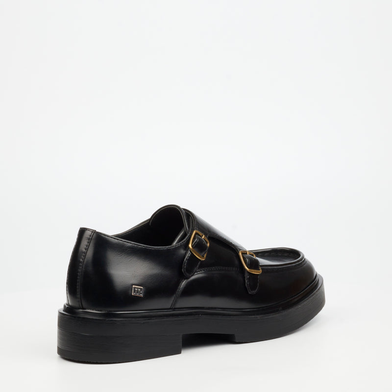 Mazerata Elia 7 Faux Wax Shoe - Black