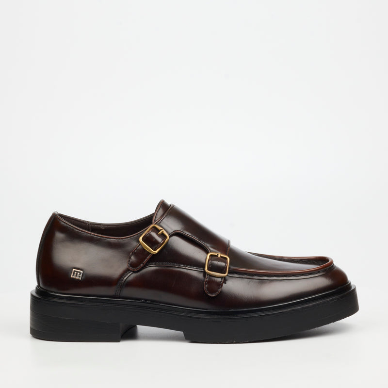 Mazerata Elia 7 Faux Wax Shoe - Chocolate