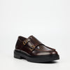 Mazerata Elia 7 Faux Wax Shoe - Chocolate footwear Mazerata